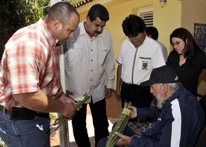 encuentro fidel-evo-maduro