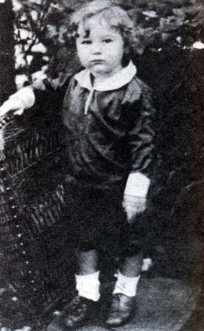 Fidel Castro à l’âge d’un an et huit mois, en avril 1928.