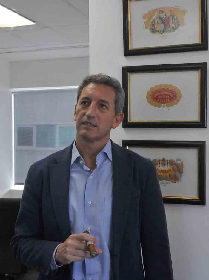 Entrevista a Luis Sánchez-Harguindey, co-presidente de Habanos S.A, en el Centro de Negocios Miramar, edificio Habana 3ra planta, Ave 3ra e/78 y 80